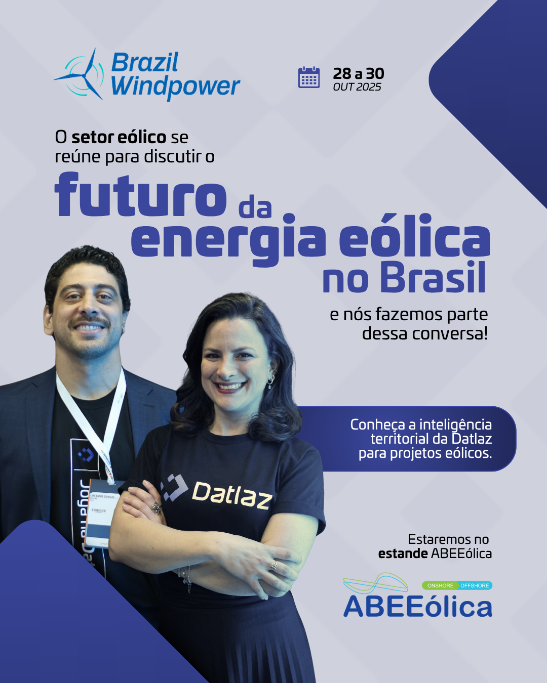 A Datlaz confirma presença no evento Brazil Wind Power!